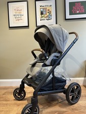 Nuna Mixx Next Pushchair & Carrycot – Granite | ONLY USED BY ONE CHILD