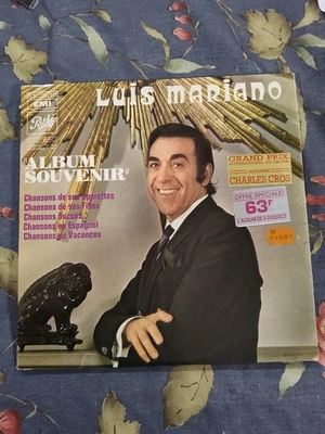 Luis Mariano Album souvenir 03 record set LP Album France pressing - Photo 1/4