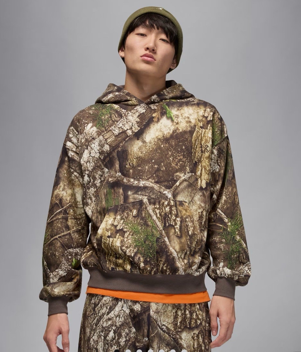 Jordan Brooklyn Camo Realtree Fleece Hoodie Size XL HV1860-222