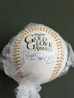 Bret Saberhagen Signed Autographed Gold Glove Baseball JSA Witness COA