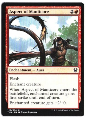 Aspect of Manticore #127 - Theros Beyond Death - Normal - Common - Near Mint