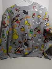 Loony Tunes XS Women  s Crewneck Sweatshirt Pre-owned