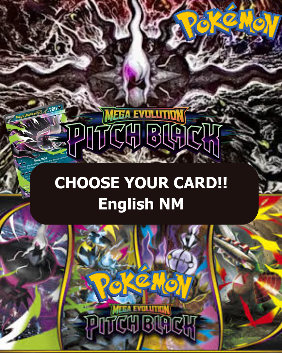 Pokémon Pitch Black: Choose Your Card! NM ENGLISH Cards | eBay