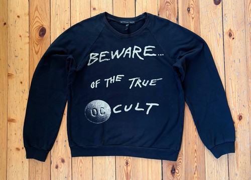 Actual Pain Sweatshirt Beware of the True OCcult Black M size Rare Streetwear