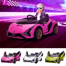Lamborghini SIAN Licensed 12V Kids Electric Ride On Car Toy w/ Remote Control