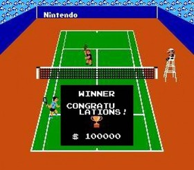 NES / Famicom - Tennis #Red Version JAPAN Modul akzeptabel