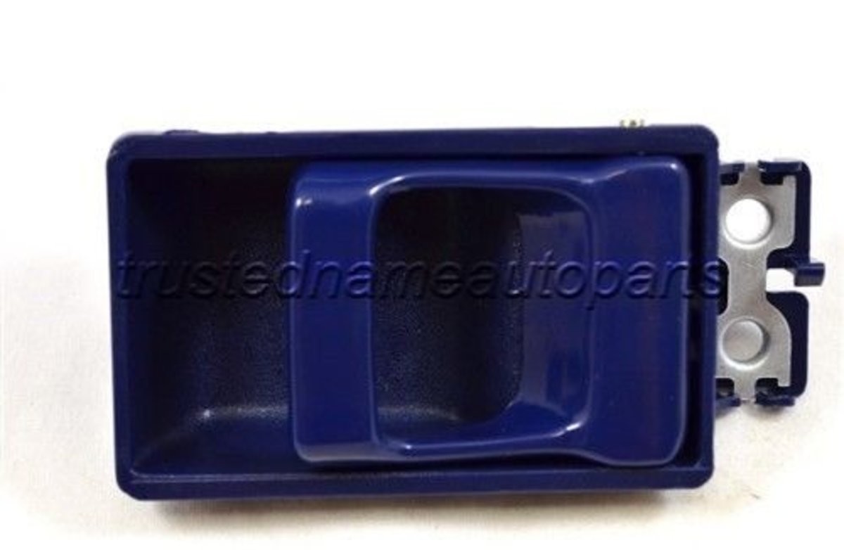 fits 1986 to 1994 Nissan D21 Interior Door Handle Left Right Blue