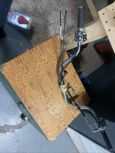 99 Harley Road King Classic Handlebars With Wiring , Switches ,and Cables