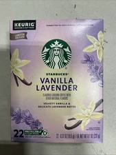 22 Kcup Starbucks Vanilla Lavender Coffee Pod Christmas Holiday Brew 08/25