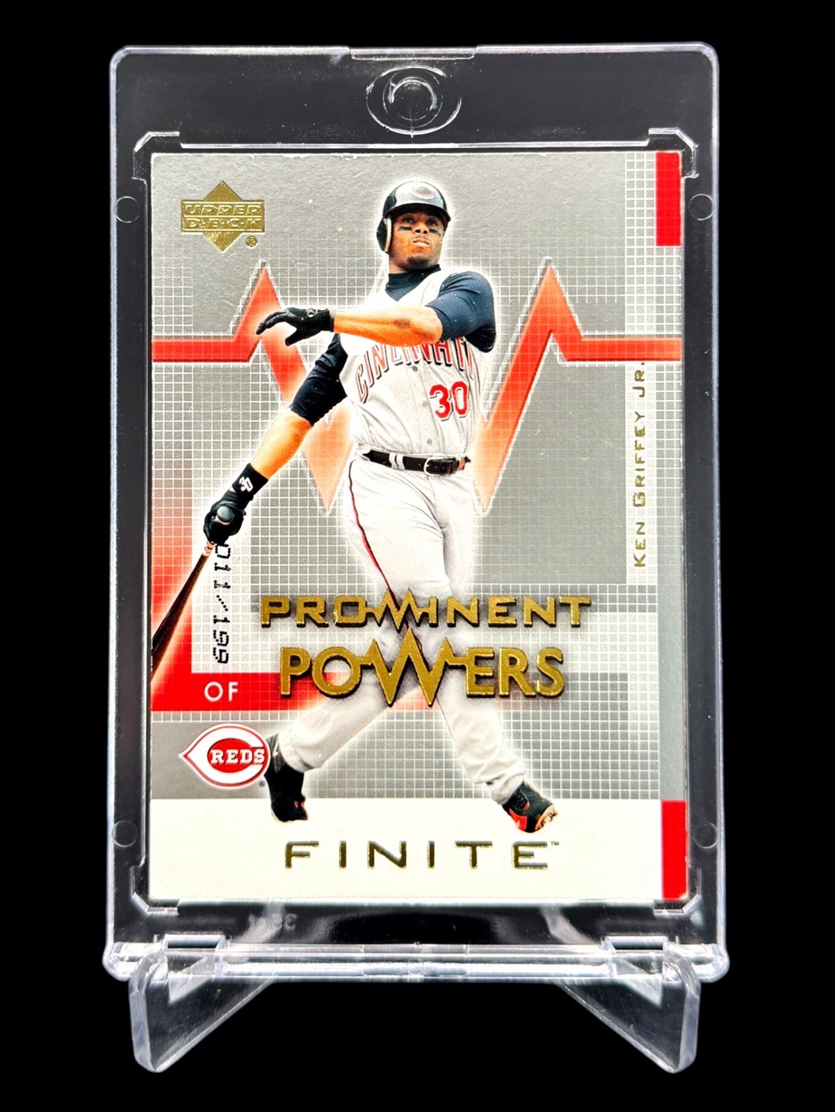 2003 Upper Deck KEN GRIFFEY JR “PROMINENT POWERS” GOLD FOIL /199 FINITE🔥RARE🔥