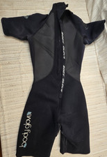 Body Glove Women's Shorty Neoprene Wetsuit Front Zipper Black Medium see Pics