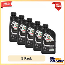 5 Pack Castrol EDGE 0W-20 Full Synthetic Motor Oil 1 Qt Advanced Protection 35.99 per gallon