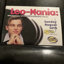 Leo Mania Leonardo DiCaprio Story Fox Family TV Show Promo postcard Affordable