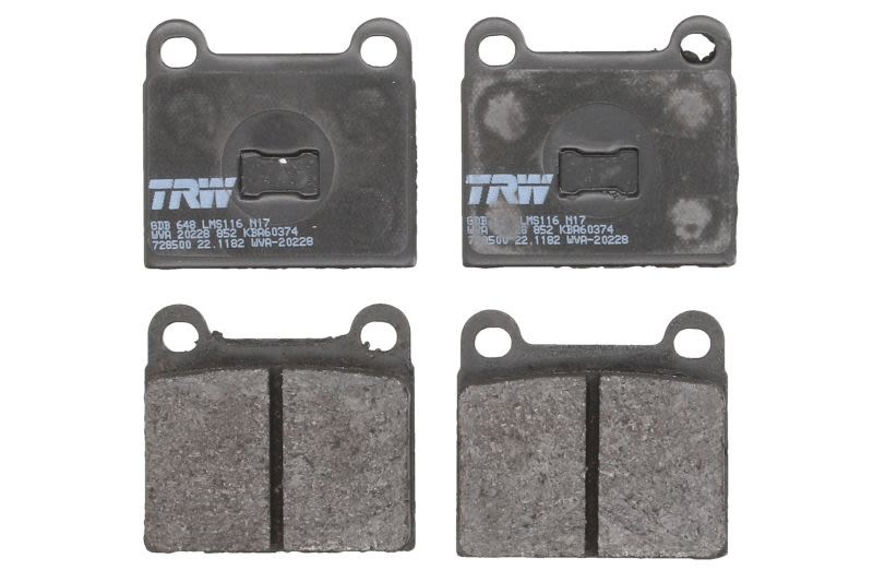 Plaquettes de freins VW Polo Coupe TRW GDB648 : finis les sifflements au freinage
