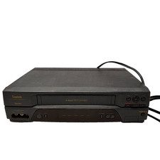 Symphonic SL2860 VHS VCR w/ Power Cord For Parts Or Repair Only No Remote