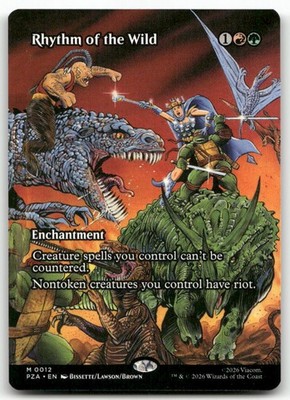 Rhythm of the Wild Borderless MTG Teenage Mutant Ninja Turtles Eternal Legal 1