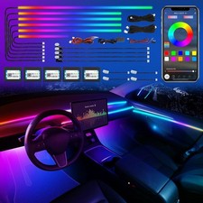 Dreamcolor Acrylic Interior Car Led Strip Light With Wireless App Rgb 14 In 1 Dreamcolor Acrylic Interior Car Led Strip Light With Wireless App Rgb 14 In 1