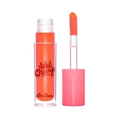 Lime Crime Wet Cherry Ultra Shiny Lip Gloss - Flaming Cherry NIB NEW