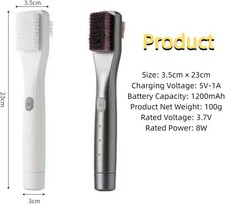 Compact Cordless Fast-Acting Effective Long-Lasting Electric Shoe Cleaning Brush