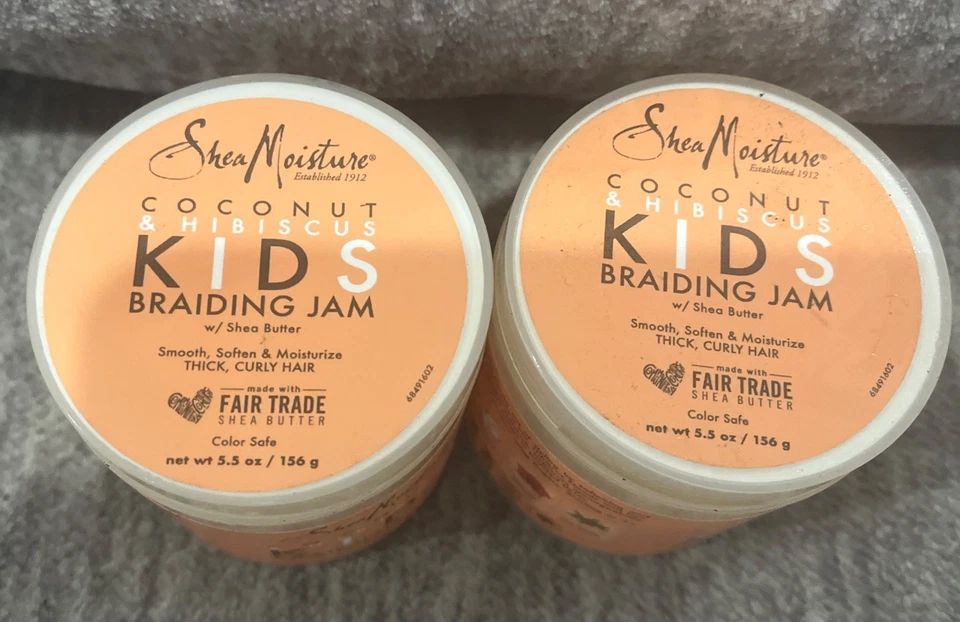 Mermelada trenzada de coco e hibisco SheaMoisture para niños - Paquete de 5,5 oz ~ 2 Foto 4 de 4