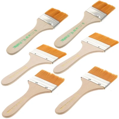 6 Pcs Aquarellfarben Pinsel Wasserfarben Ölpinsel Künstlerpinsel - Bild 1 von 4