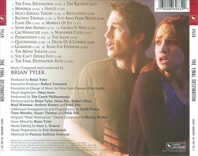 BRIAN TYLER FINAL DESTINATION [ORIGINAL SCORE] NEW CD