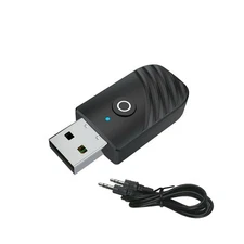 3-In-1 Wireless USB Bluetooth 5.0 Audio Transmitter Receiver 3.5mm Aux Adapter