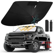  2025 Latest  Car Windshield Sunshade Umbrella - Double-Layer Design, 61"x33"