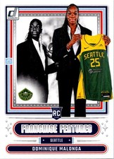 2025 Donruss WNBA #19 Dominique Malonga Seattle Storm