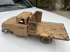 Vintage Tonka Farms Stake Truck 1960 Pressed Steel Tan/Beige Original
