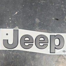Matte Black Jeep Emblem Nameplate