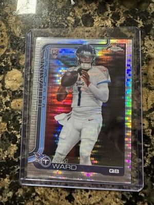 2025 Topps Chrome Football Cam Ward Pulsar Refractor #314 (RC) | eBay