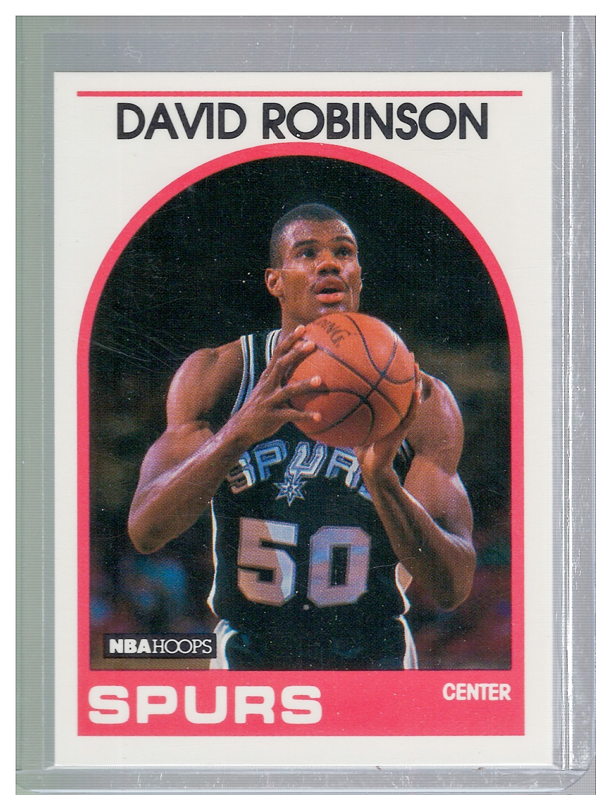 1989-90 NBA Hoops Properties David Robinson [Base] Rookie San Antonio Spurs #310