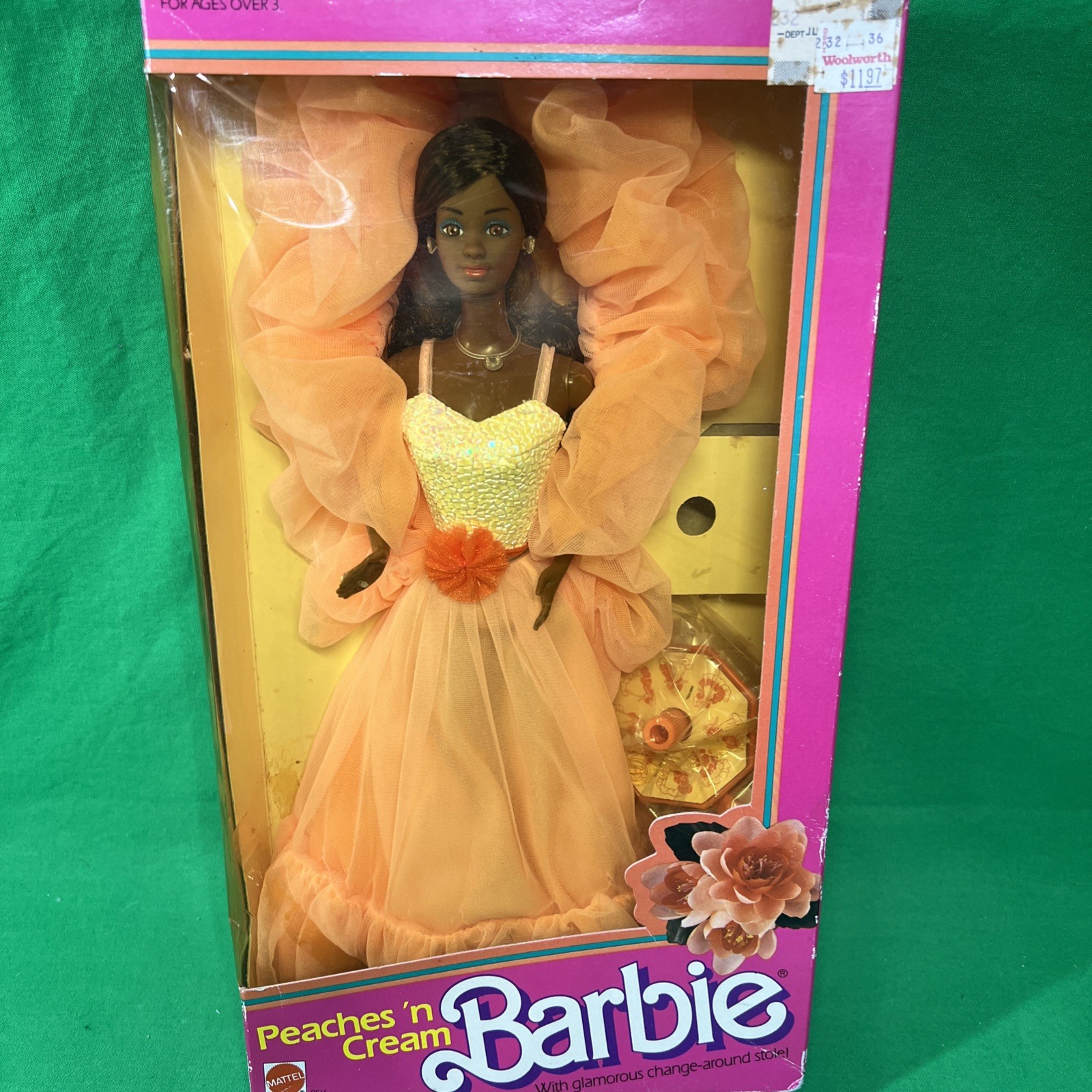 VINTAGE 1984 Mattel Peaches 'n Cream Barbie Doll