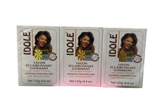 Idole Brightening Exfoliating Soap with Avocado Seed Powder,  3-Pack 125g Each