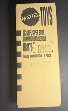 Barbie NFL Super Bowl Champions Doll Kansas City Chiefs Signature 2024 NEW