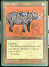 1995 Magic The Gathering, Homelands, Ebony Rhino.  MTG