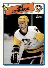 1988-89 Topps Jim Johnson #148 Pittsburgh Penguins