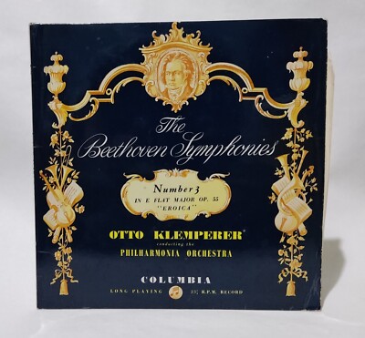 Otto Klemperer - The Beethoven Symphonies No. 3 in E Flat - Music Vinyl Record