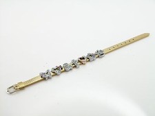 Personalized CustomName Gold PU Leather Wristband Bracelet Rhinestone