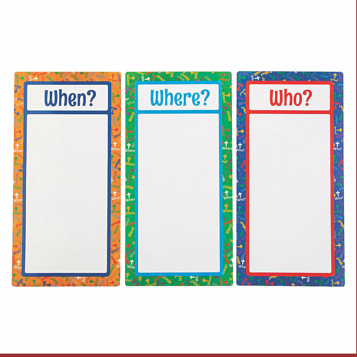 Religious Do You Know Dry Erase Poster Set, Stationery, 6 Pieces