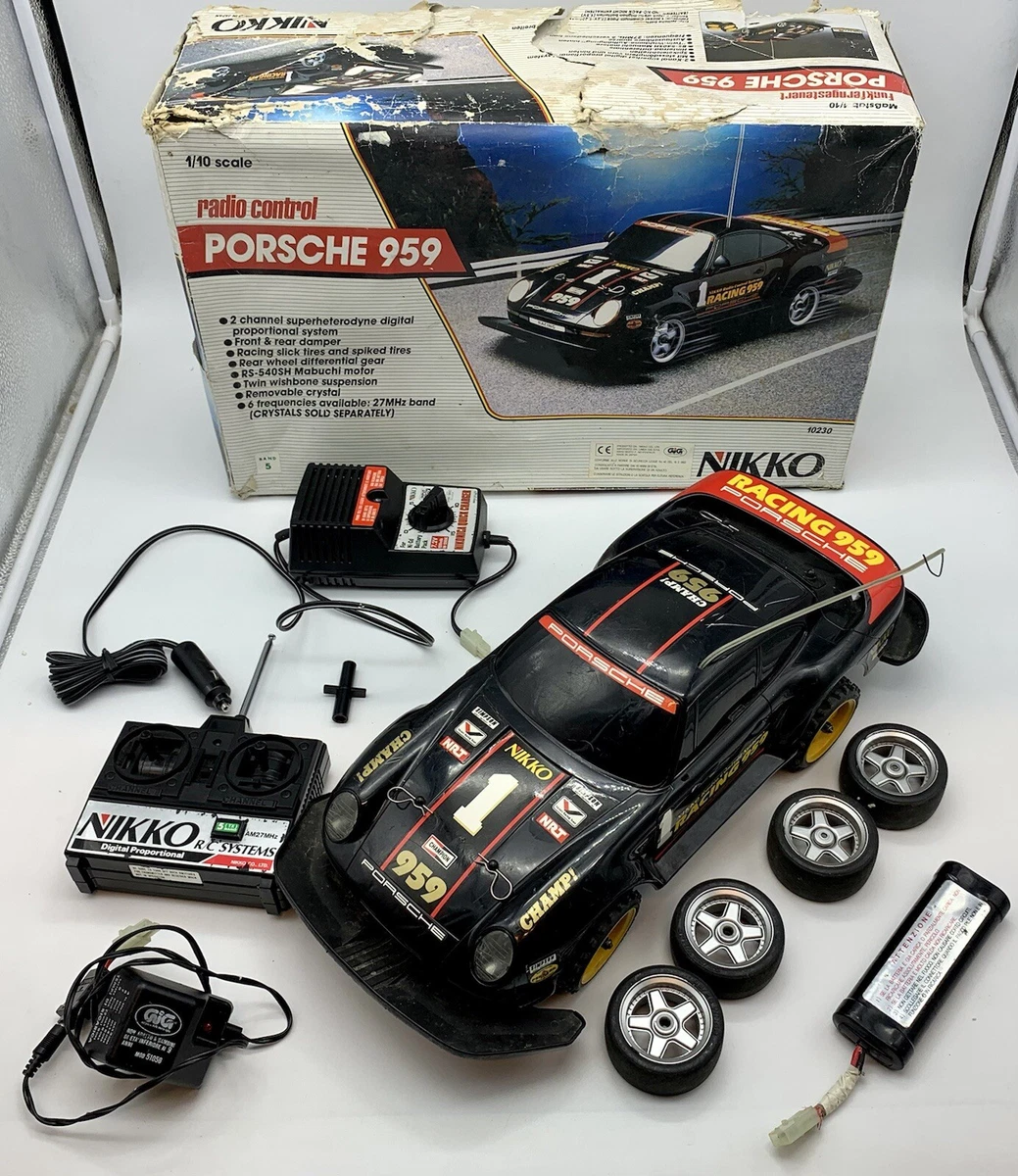 Gig Nikko Porsche 959 Radio Control Scala 1 10 RC Vintage Anni 90
