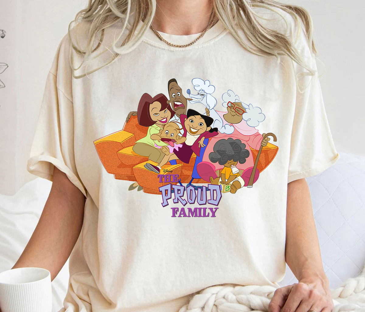 Disney The Proud Family Characters Unisex T shirt Adult Shirt