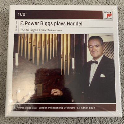 George Frederick Handel - E. Power Biggs plays Handel 16 Concertos CD New Sealed