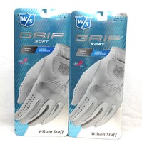 Wilson Staff Golf Two Grip Soft (llh Large) (2) Gloves For Ladies Rh Golfer Wilson Staff Golf Two Grip Soft (llh Large) (2) Gloves For Ladies Rh Golfer