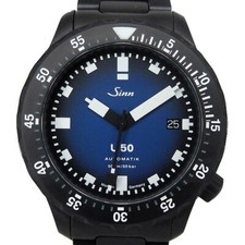 SINN U50.S.BS.M U-Boat Steel Limited Men's Divers Watch Blue Black Gradation