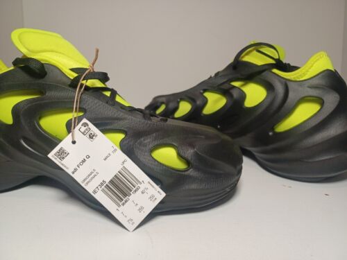 *Men's Adidas AdiFOM Q Black Yellow (IE7385) Size 7.5 - Picture 8 of 11