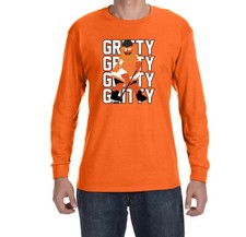 Philadelphia Flyers Gritty Text Pic Long sleeve shirt
