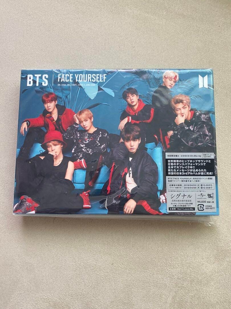 BTS FACE YOURSELF アルバム 初回限定版 BluRay FACE YOURSELF [初回限定盤A][CD][+Blu-ray] - BTS (防弾少年団