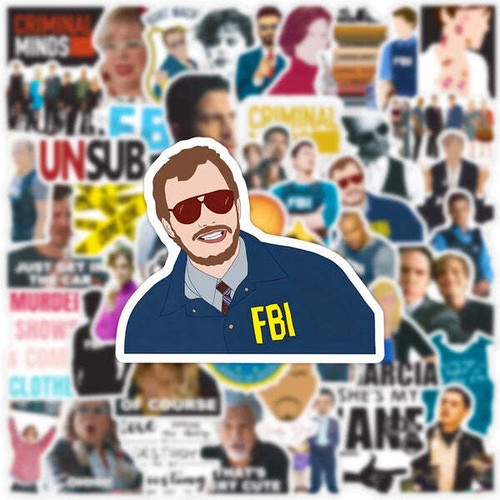 Neu 50 Stück Aufkleber Criminal Minds Sticker Packs - Bild 13 von 14